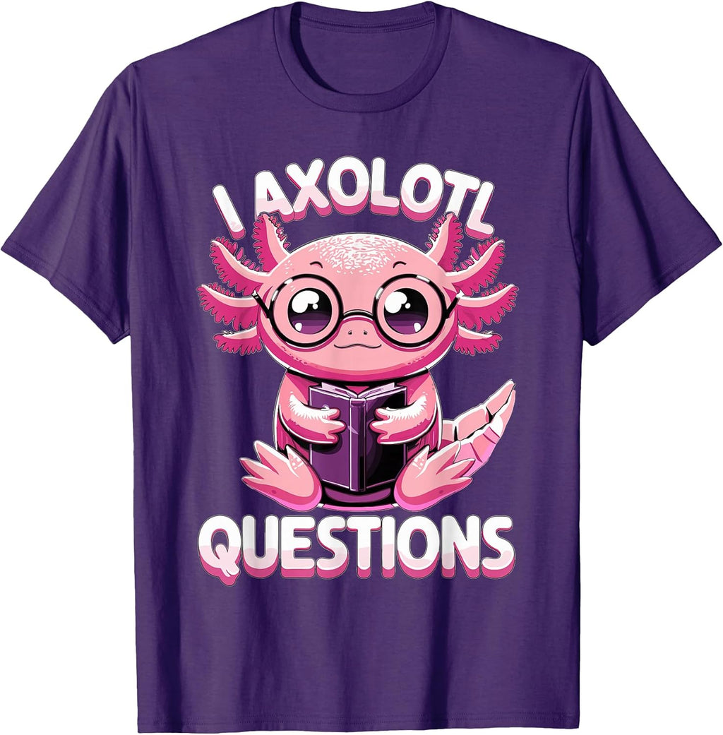 I Axolotl Questions Anime Kawaii Axolotl Kids T-Shirt