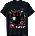 Mothman Kawaii Strawberry Milk Shake Cryptid T-Shirt