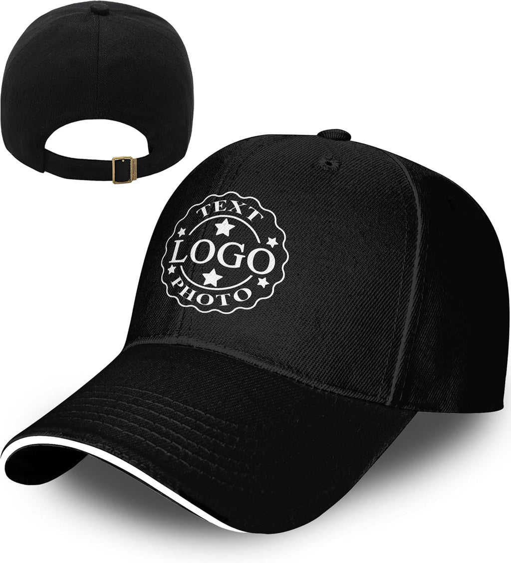 Custom Hats for Men Women Design Your Own Personalized Hats Custom Trucker hat with LogoText Photo