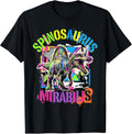 Spinosaurus Mirabilis Punk Rock Pop Art Dinosaur T-Shirt