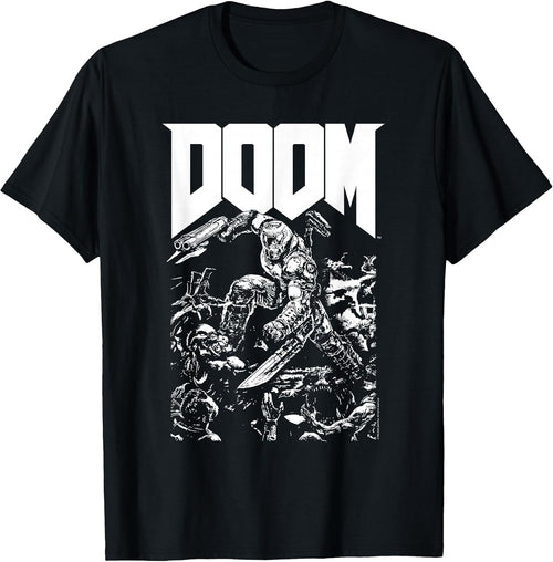 Baron Pixelated Character with Logo Video Game T-Shirt