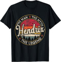 Hendrix First Name Personalized Vintage Retro