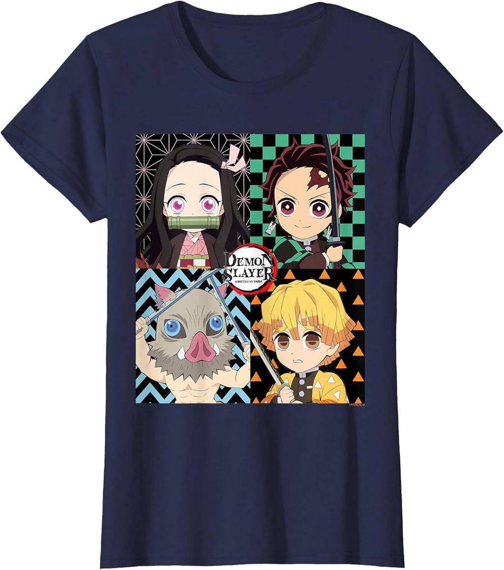 Kimetsu no Yaiba Tanjiro Inosuke Zenitsu Cute T-Shirt