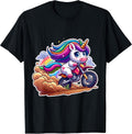 Cute Unicorn Riding Dirt Bike Rider Girls Merch