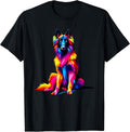 Colorful Pop Art Belgian Tervuren Terv T-Shirt