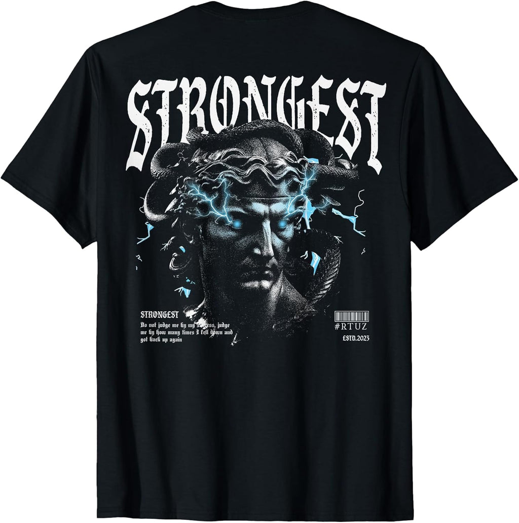 Modern hip hop vintage graffiti urban back print streetwear T-Shirt, Small
