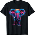Elephant Colorful Pop Art Elephant Lovers T-Shirt