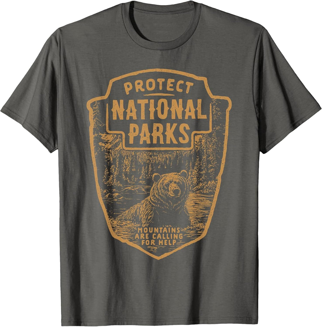 Support Our National Parks Bear Graphic Tees