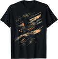 Orange Black Urban Grunge T-Shirt