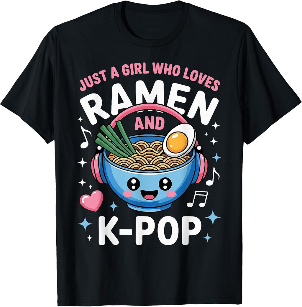 K-Pop Music Merch and Ramen Noodles