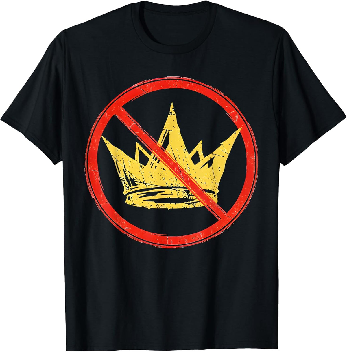 Vintage No King Shirt for men women