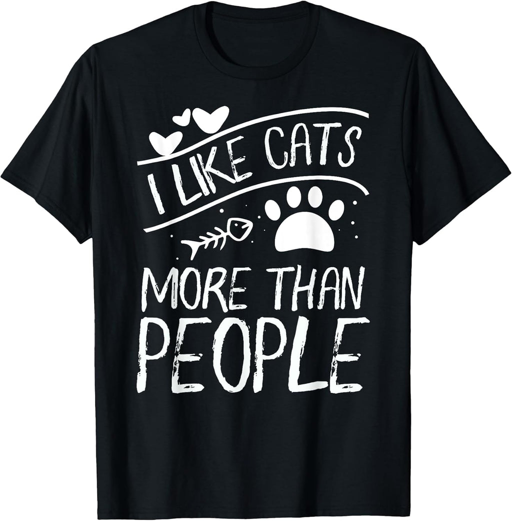 Cat Lovers T-Shirt Pet Fan Tee