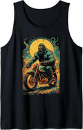 Funny Motorbike Sasquatch Gifts For Biker