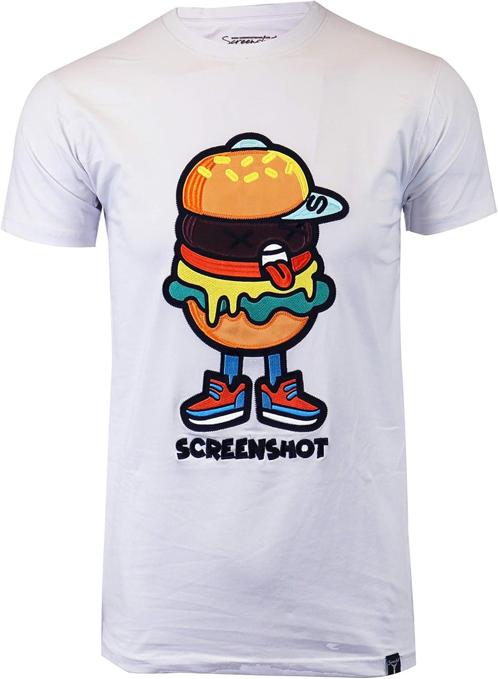 Premium TECH TEE NYC Streetwear Urban Patch Embroidery High Density Gel Print T-Shirt
