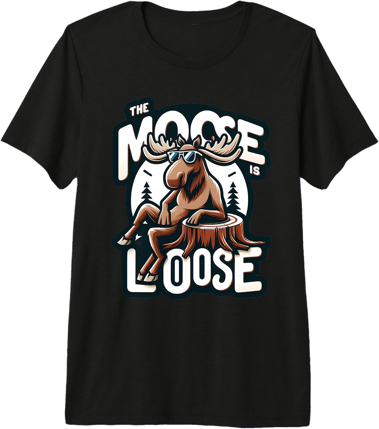 The Moose Is Loose Wildlife Art Apparel & Merch