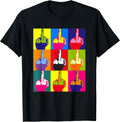 Offensive, Provocative, Edgy, But Fun Pop Art Middle Finger T-Shirt