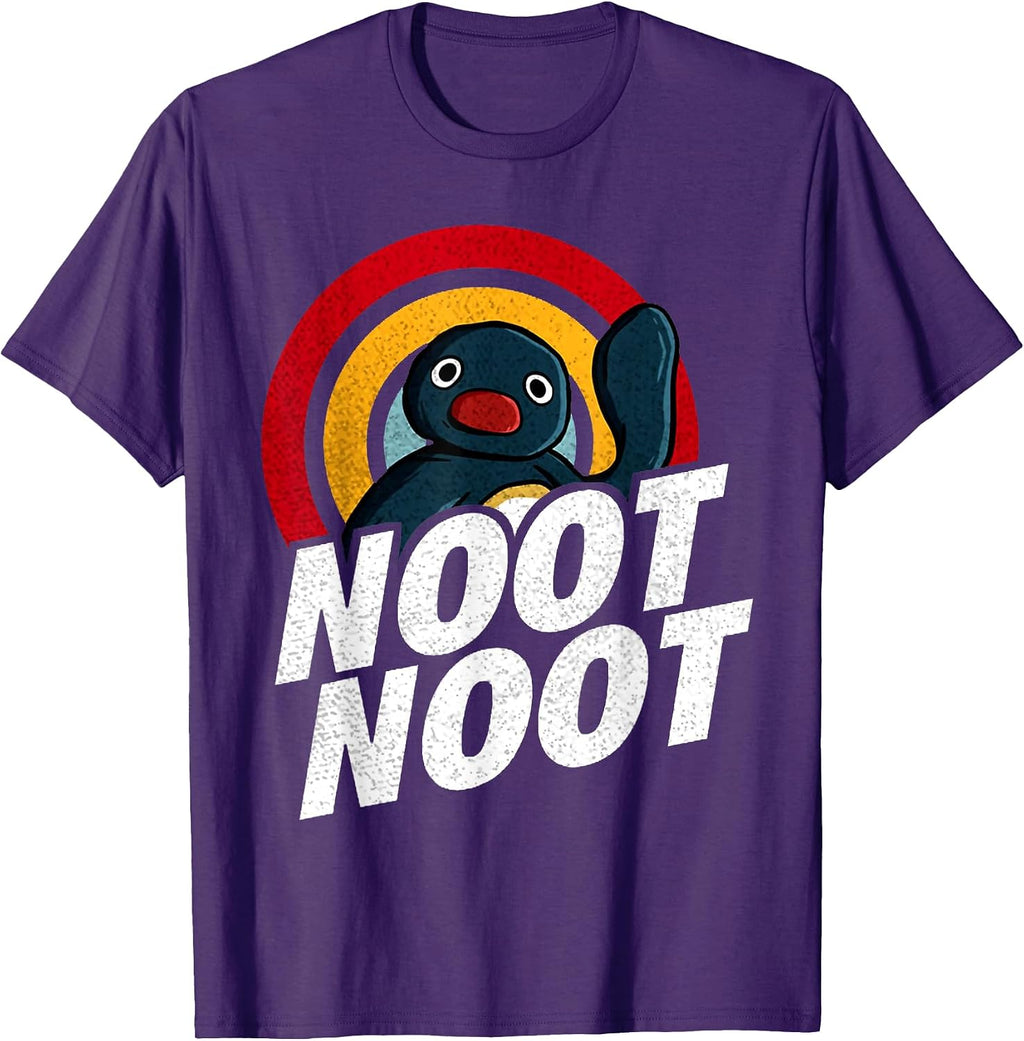 Noot Funny Penguin Meme Vintage Rainbow Classic