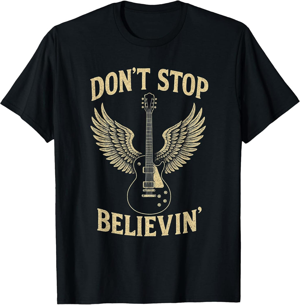 Don’t Stop Believing 80s 90s Classic Rock Graphic T-Shirt