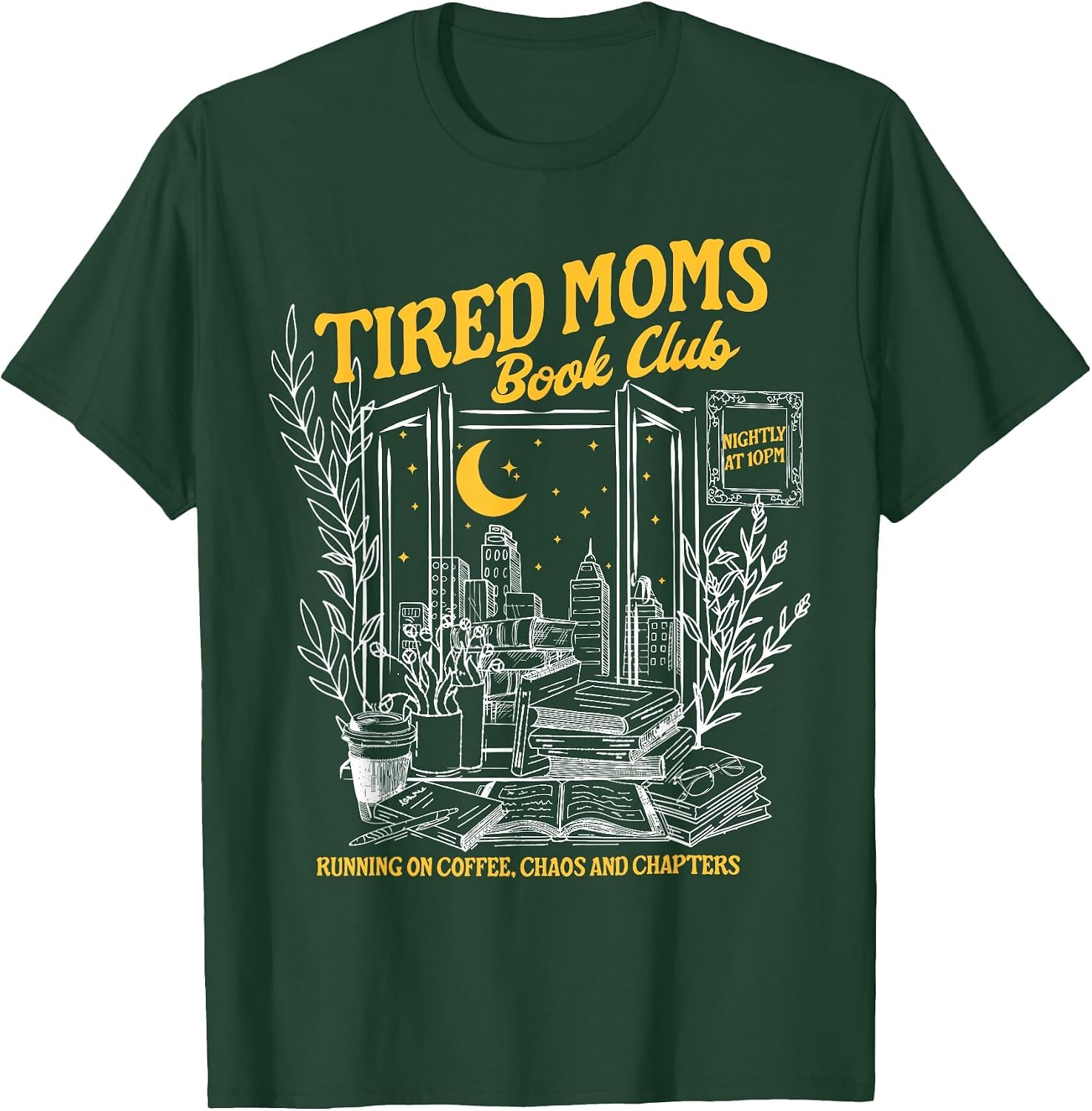 Retro Tired Moms Book Club Booktrovert Mothers Day