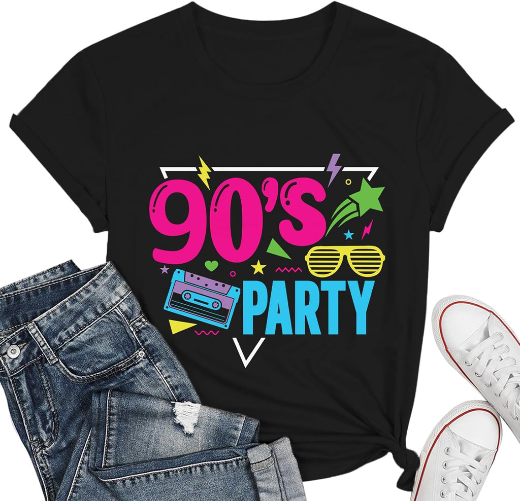 80s Shirt for Women in My 80s Era T-Shirt I Love the 80's Shirts Vintage 80's Music Party Tee Tops