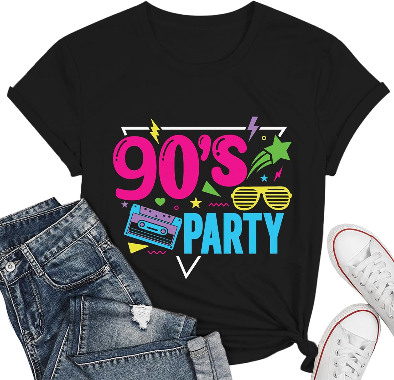 80s Shirt for Women in My 80s Era T-Shirt I Love the 80's Shirts Vintage 80's Music Party Tee Tops