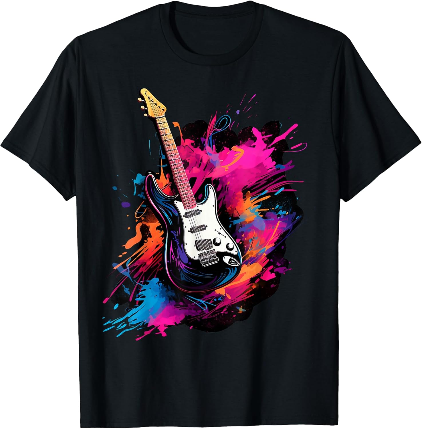 Men, Women and Kids Electric Guitar T-Shirt
