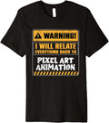 Pixel Art Animation Premium T-Shirt