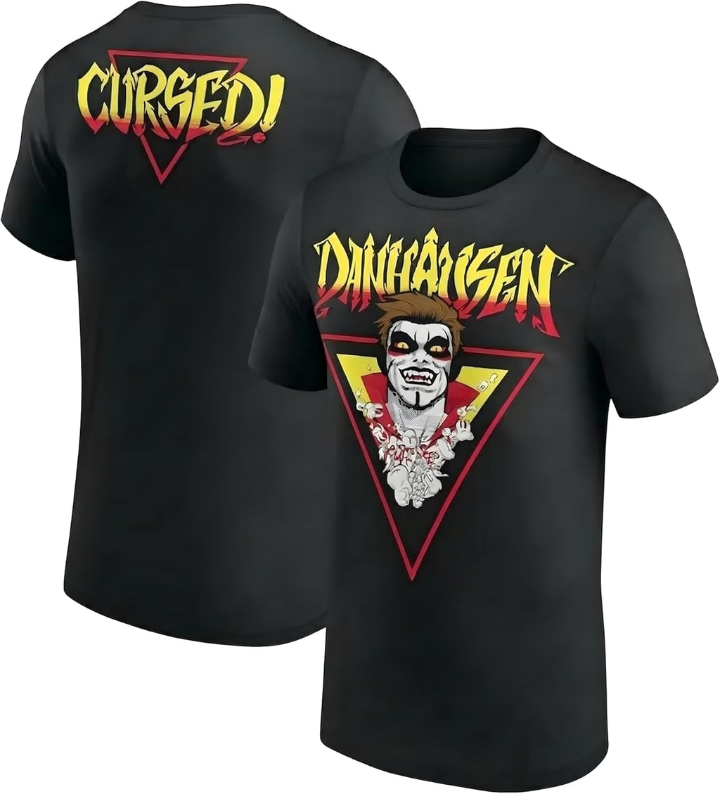 Danhausen Cursed Tshirt Pro Wrestling Tee Shirt T-Shirt for Man Woman