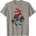 Trendy Teddy Shopaholic Fashion Tees Co
