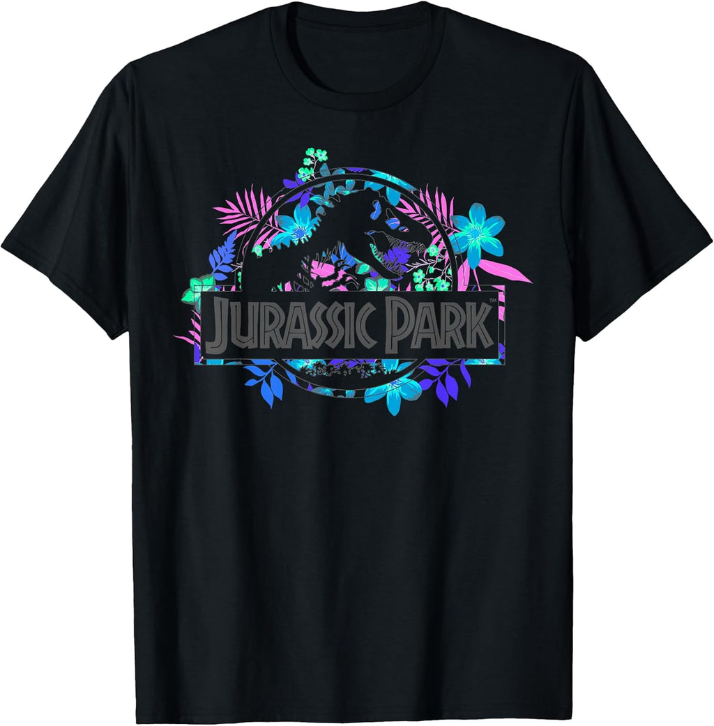 Tropical Floral Logo Graphic T-Shirt T-Shirt