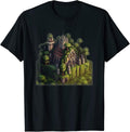 Pixel Art Cute Isometric Cathedral Covered In Vines T-Shirt