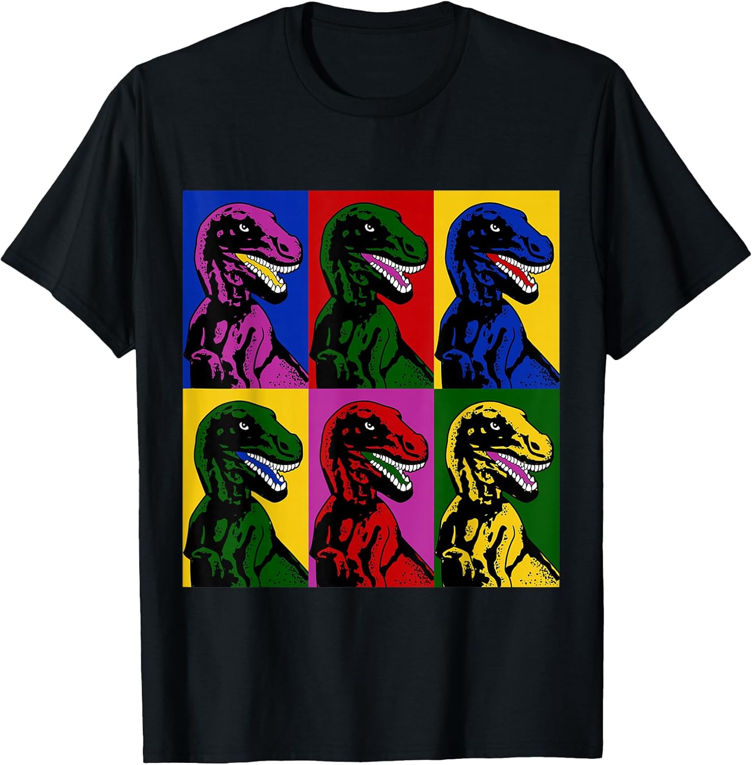 Dinosaur Pop Art T-Shirt | T-Rex Shirt T-Shirt