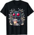 Mothman Bubble Tea Kawaii Boba Tea T-Shirt