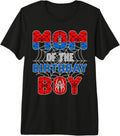 Spider Web Birthday Party Mom of The Birthday Boy Premium Tri-Blend T-Shirt