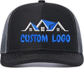 Custom Logo Trucker Hat, Mesh Back Baseball Cap, Embroidered Design, Adjustable Snapback