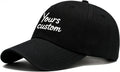 Custom Hat with Embroidered Name Text,Customizable Baseball Cap for Men Women,Personalized Hat Kids Adults Adjustable Buckle