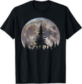Retro Forest Trees Outdoors Nature Vintage Graphic