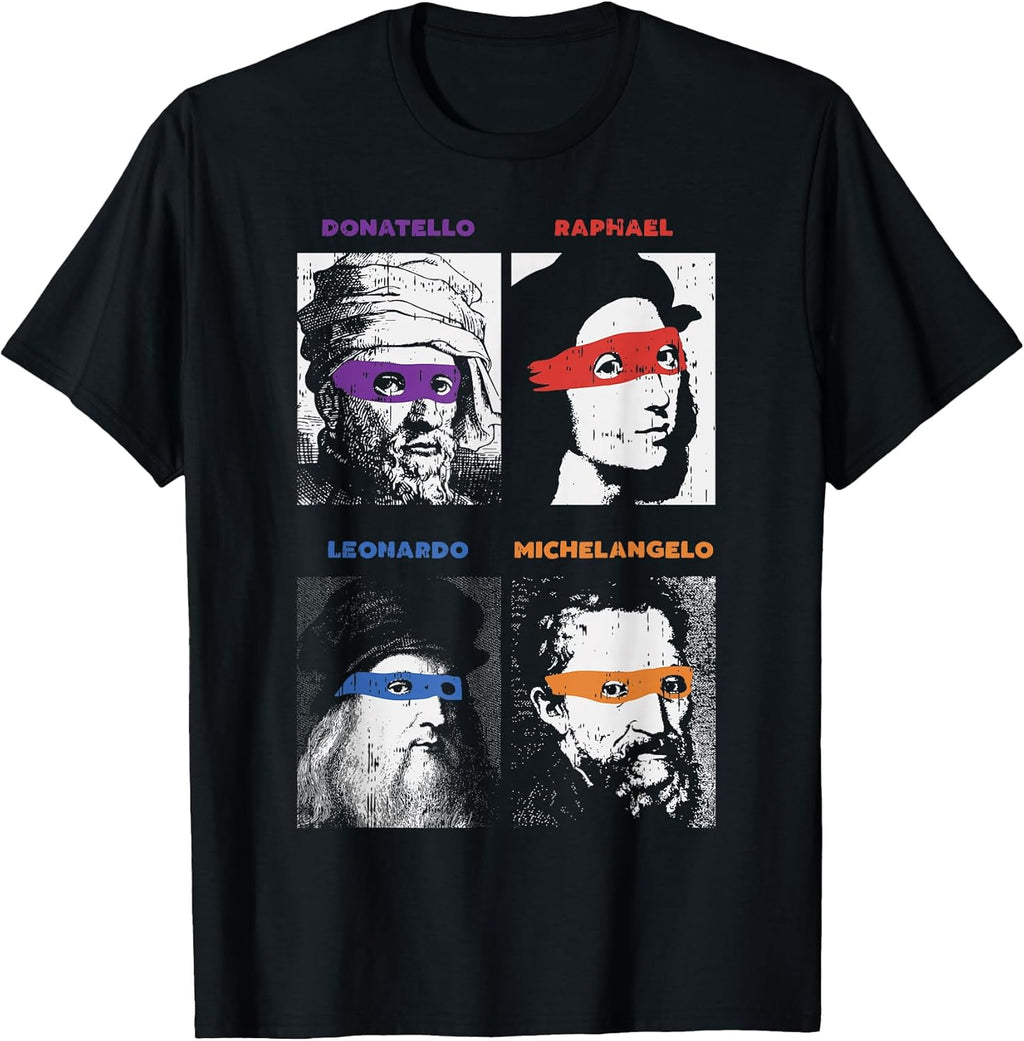 Renaissance Ninja Artists Funny Saying Pop Art Painter Gift T-Shirt