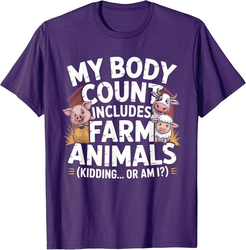 Embarrassing Shirt Farmer Meme Inappropriate Farm Animals T-Shirt