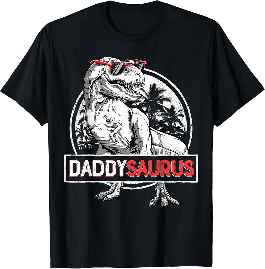 Daddy Saurus T rex Dinosaur Men Father's Day Family Matching T-Shirt