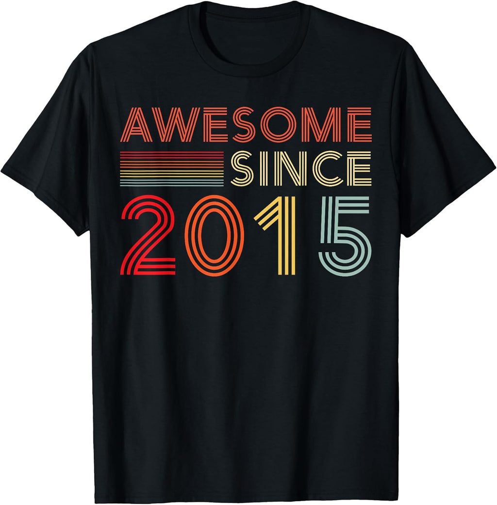Nine 11yr Bday Son Boy Funny 2015 11th 11 Year Old Birthday T-Shirt