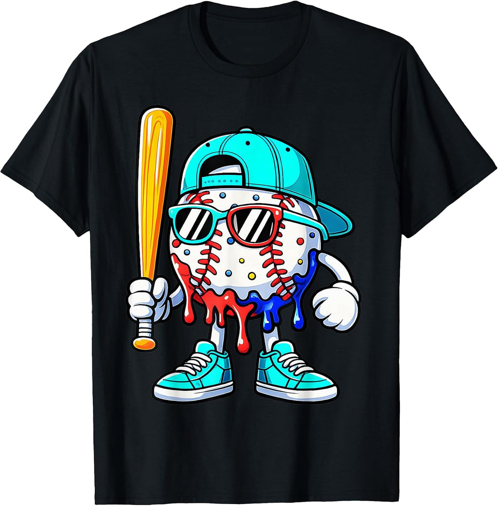 Baseball Drip Lifestyle Ice Cream Tee