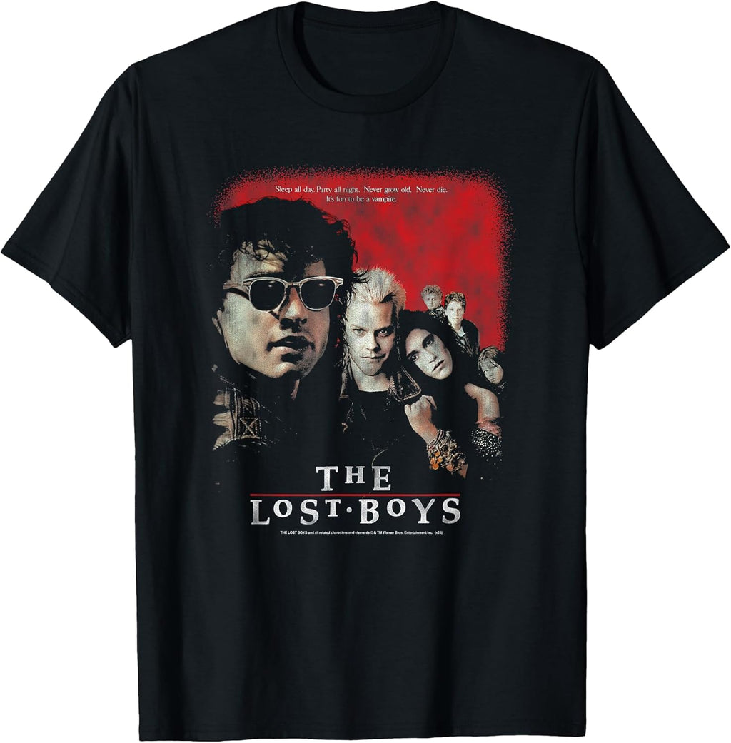 Distressed Movie Poster 80's Vampire Horror T-Shirt