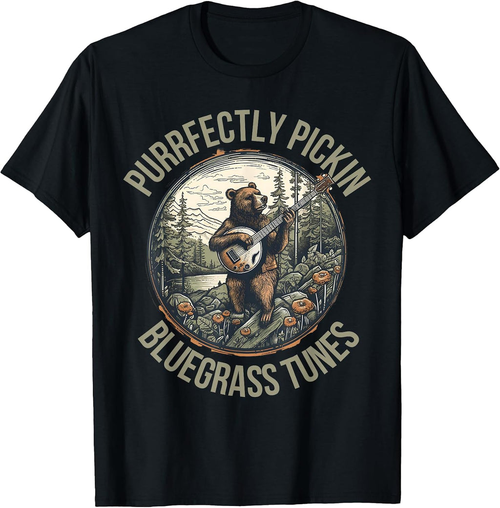 Retro Bluegrass Art Clothing Apparel Merch Shop