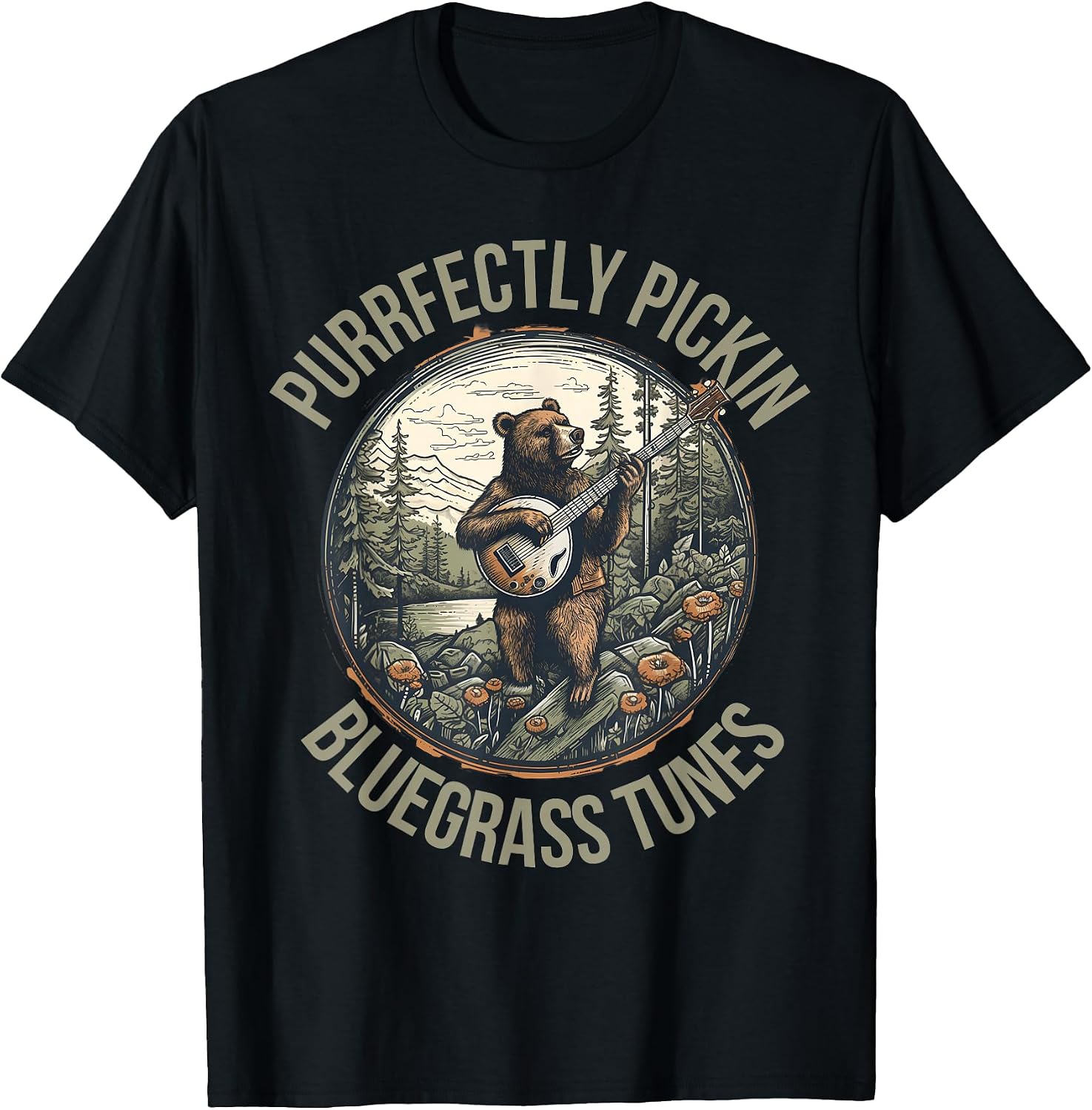 Retro Bluegrass Art Clothing Apparel Merch Shop