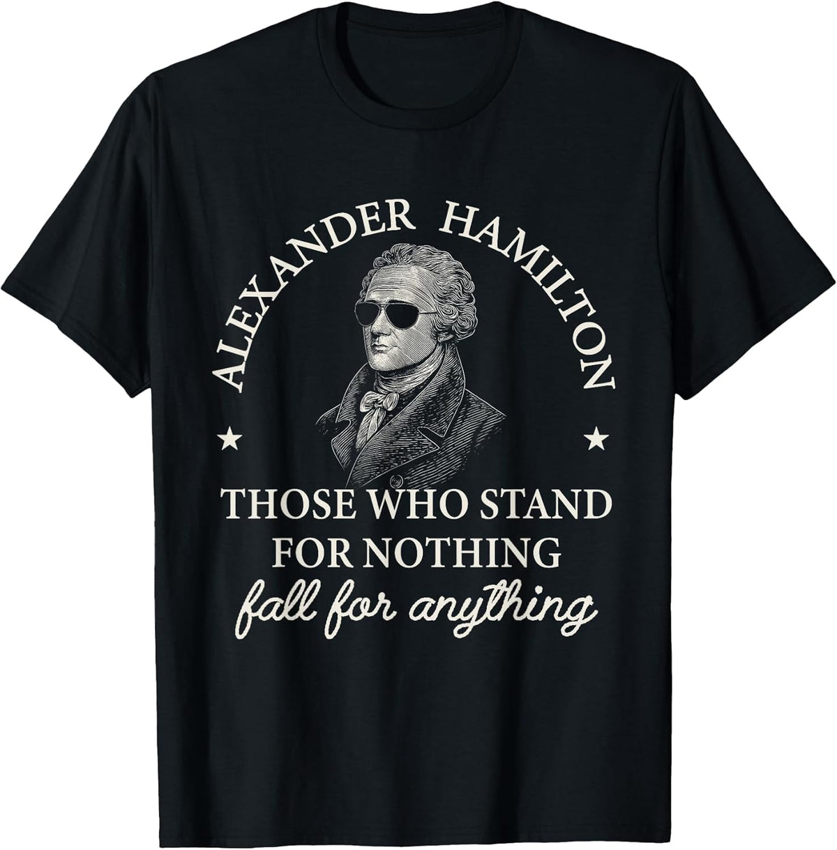 Vintage Alexander Hamilton Shirt Inspirational Quote Men T-Shirt