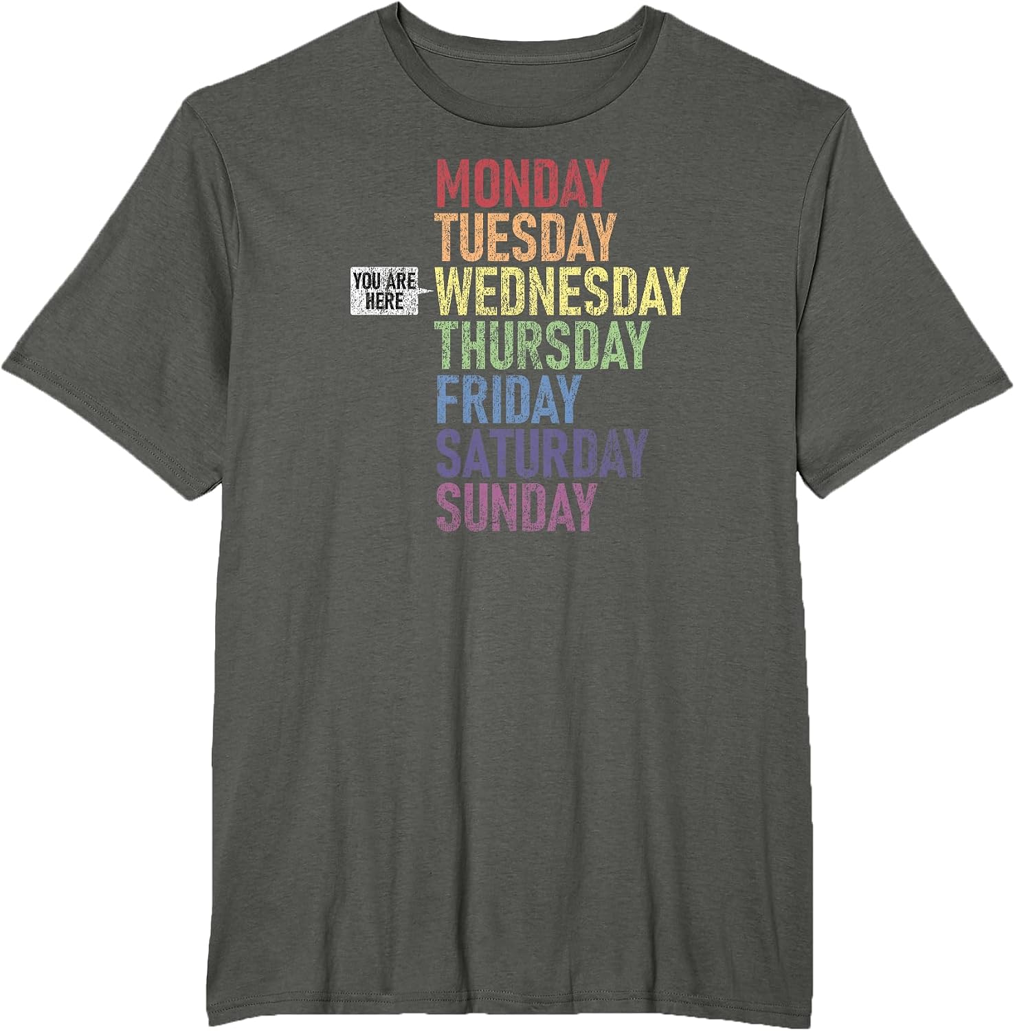 Days of the Week - You Are Here