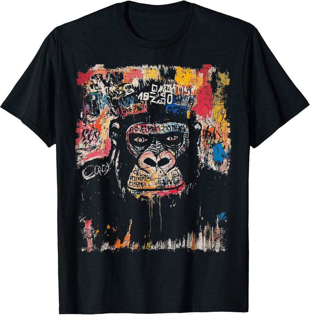Pop Art Style Gorilla 90s Graffiti T-Shirt