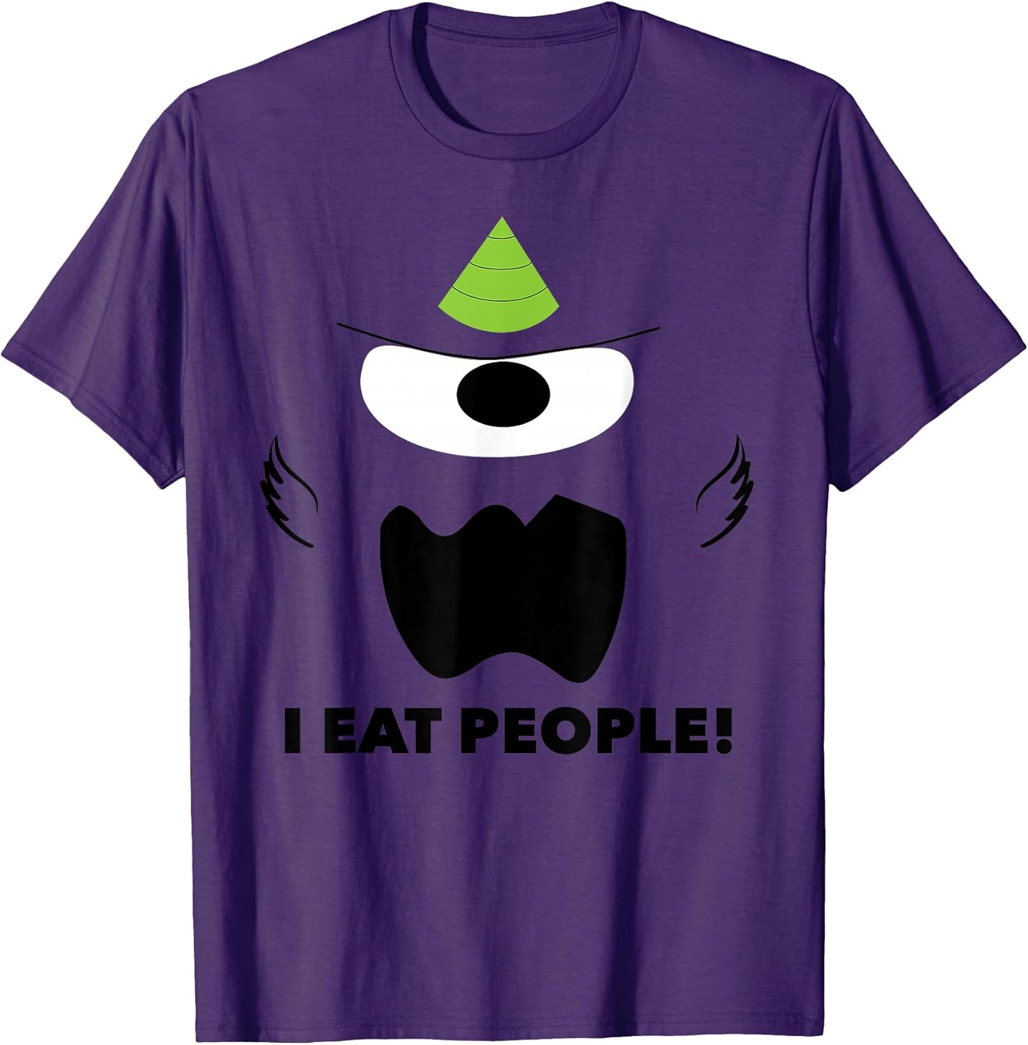 One Eyed One Horned People Eater Simple Minimalist Costume T-Shirt