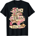 She's from-Texas I Can Tell Retro Vintage Texas-Girl T-Shirt